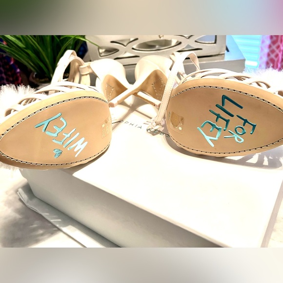 Sophia Webster Ivory Heels Size 40.5 / 10.5 New w/tags - Picture 6 of 6